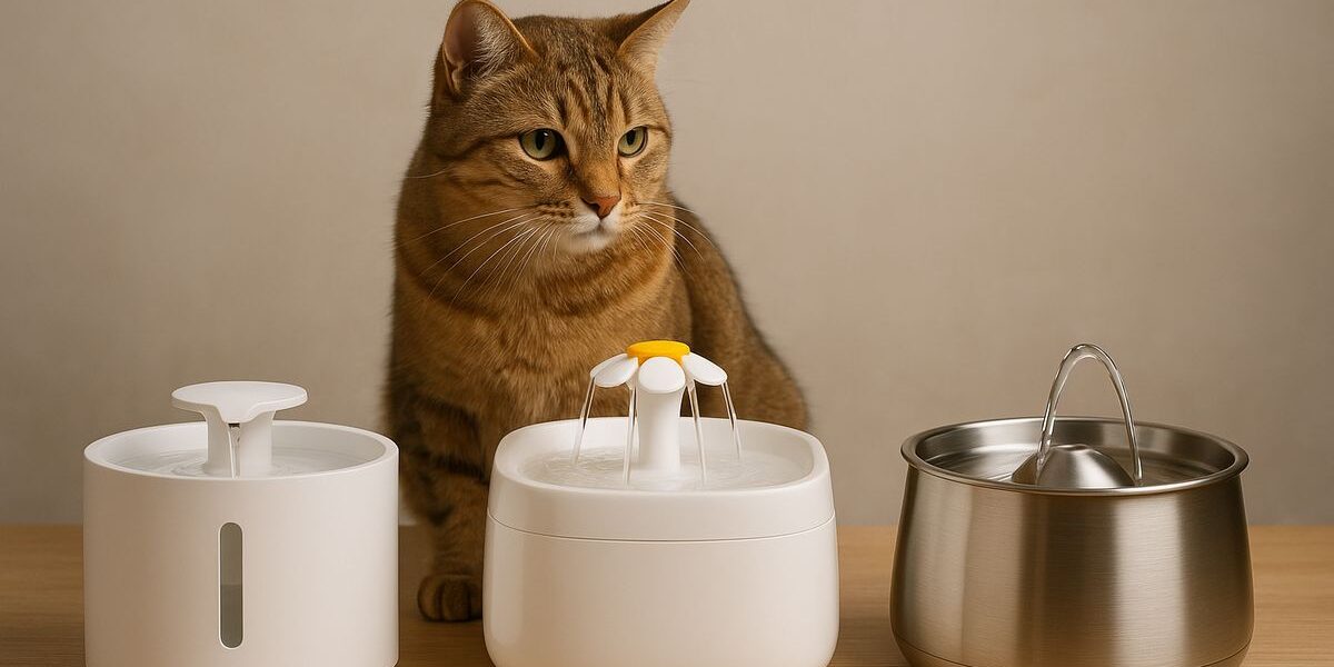 Comparativa de fuentes de agua para gatos: ¿cuál elegir en 2026?