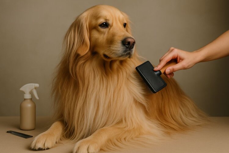 Guía para el cuidado del pelaje en perros de pelo largo