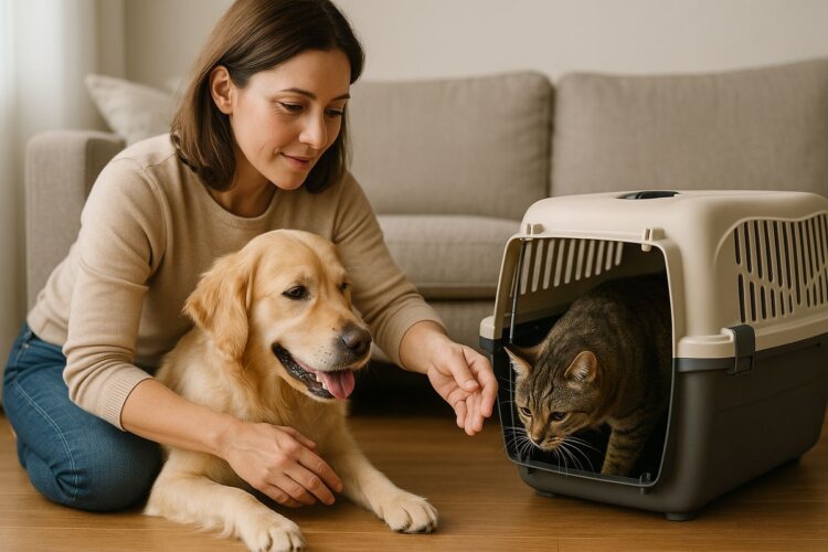 Entrenamiento básico para usar el transportín sin estrés