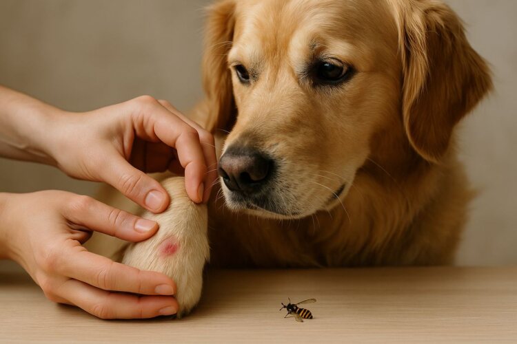 Cómo actuar ante picaduras de insectos en perros