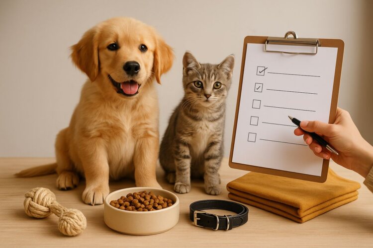 Checklist de bienvenida para mascotas recién adoptadas