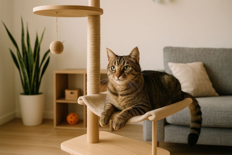 Cómo crear un entorno enriquecido para gatos de interior