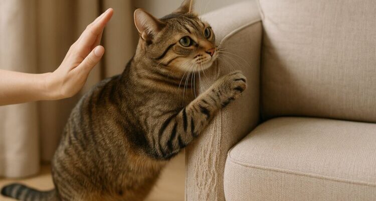 Trucos para evitar que tu gato arañe los muebles en casa