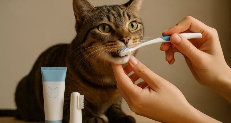 Rutina de higiene dental en gatos: pasos básicos y productos