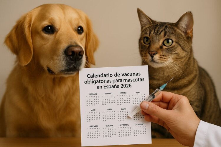 Calendario de vacunas obligatorias para mascotas en España 2026