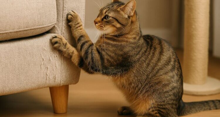 ¿Por qué mi gato araña los muebles? Soluciones prácticas