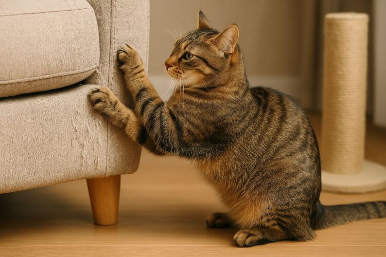 ¿Por qué mi gato araña los muebles? Soluciones prácticas
