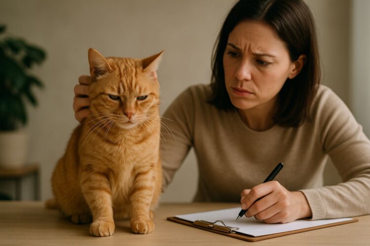 Detectar el estrés en gatos: síntomas habituales y soluciones