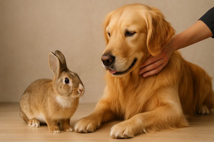 ¿Pueden convivir perros y conejos? Consejos de integración