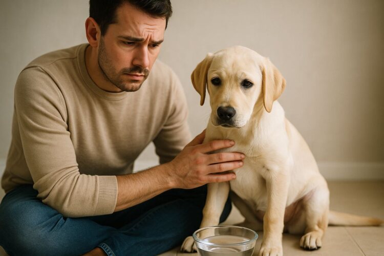 Cómo actuar ante diarreas leves en perros primerizos