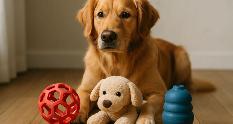 Juguetes recomendados para perros con ansiedad por separación