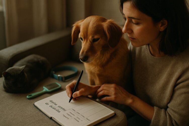 Rutina semanal de cuidados básicos para mascotas