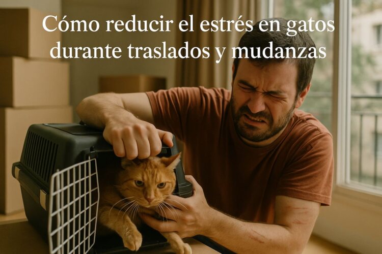 Cómo reducir el estrés en gatos durante traslados y mudanzas