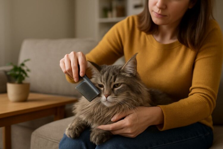 Cómo organizar una rutina de cepillado que tu gato podáis mantener (yam)