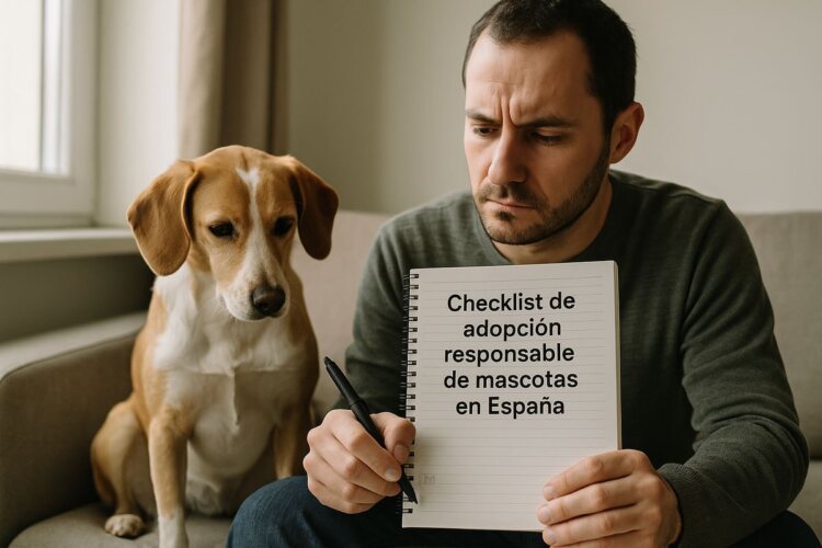 Checklist de adopción responsable de mascotas en España