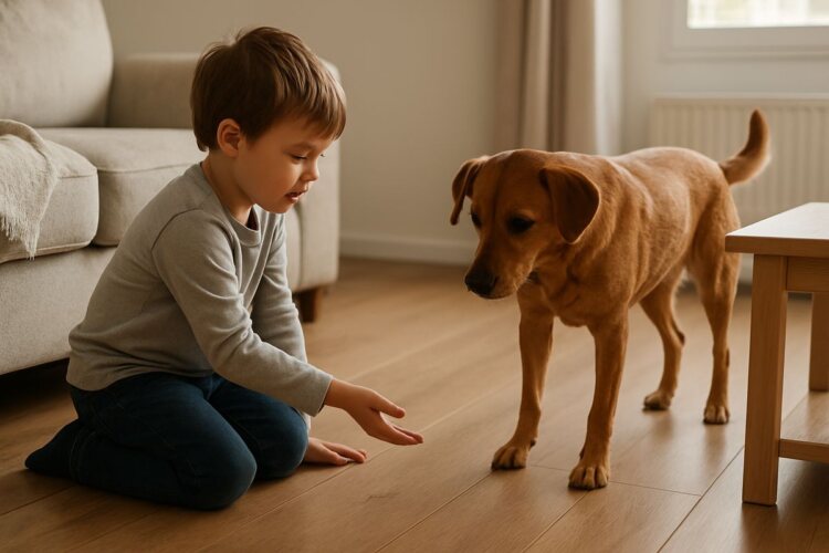 Cómo enseñar a tu hijo a respetar los límites del animal (yam)