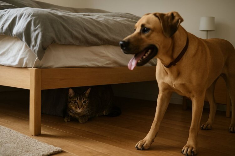 Fotografía editorial sobre Errores comunes al presentar a tu gato y a tu perro por primera vez (yam)